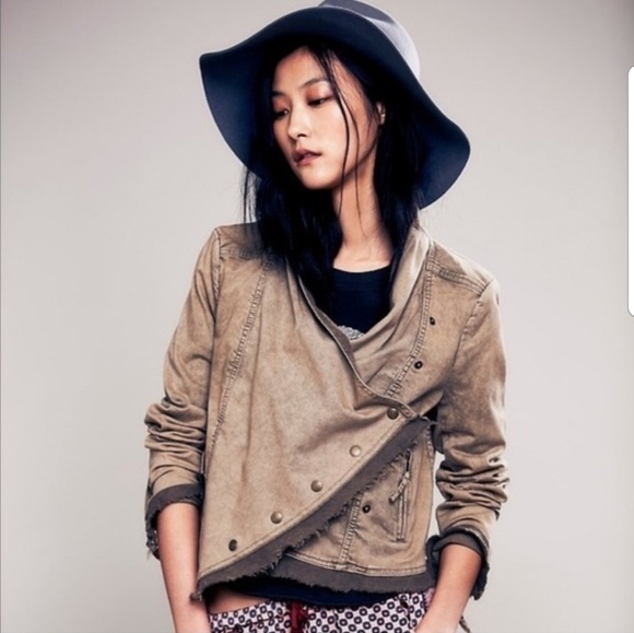 Free People Jackets & Blazers - Free People Collapsing Twill Jacket